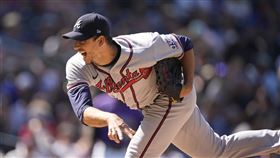 ▲亞特蘭大勇士Charlie Morton。（資料照／美聯社／達志影像）