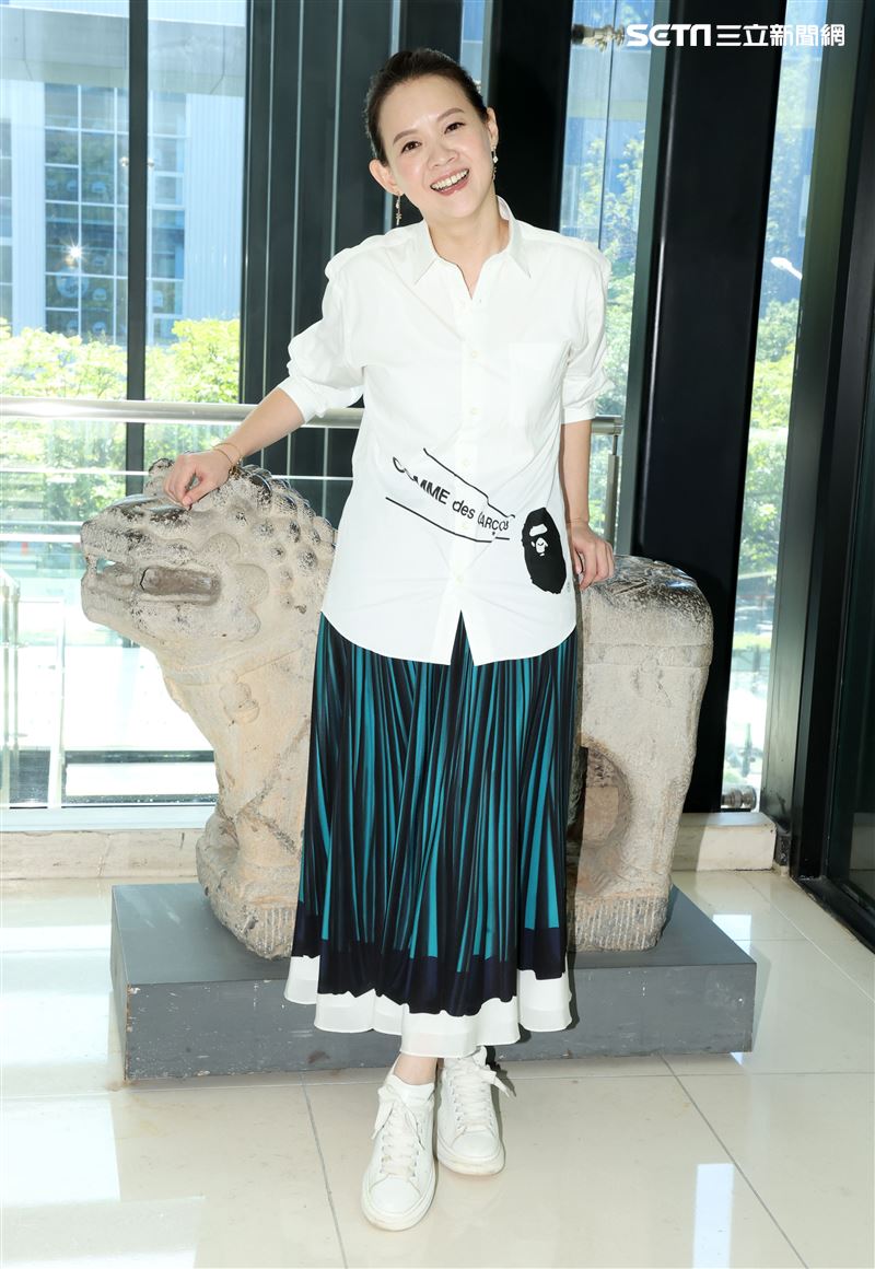 曾寶儀三立新聞網專訪。（記者邱榮吉/攝影）