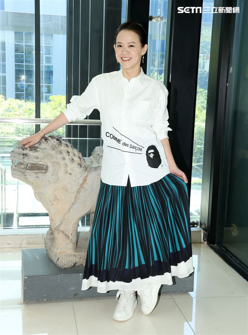 曾寶儀三立新聞網專訪。（記者邱榮吉/攝影）