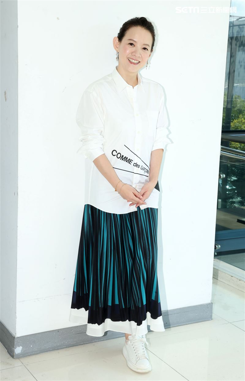 曾寶儀三立新聞網專訪。（記者邱榮吉/攝影）