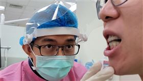 佩戴止鼾器需評估下顎前置量是否合適、需要調整（圖／翻攝自成大醫院）
