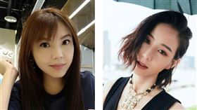 劉樂妍 張鈞甯（合成圖／翻攝自劉樂妍、張鈞甯微博）