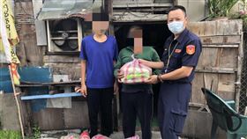 明霸克陸橋,代表,物資捐贈,六龜分局,桃源分駐所