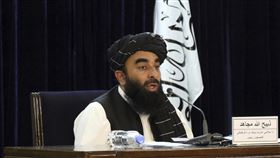 塔利班發言人穆賈希德（Zabihullah Mujahid）（圖／美聯社／達志影像）