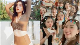 沒在怕Delta？網紅路邊「爽脫罩開吃」　1畫面遭譙爆　（圖／翻攝自weartoeatiff IG）