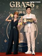 第56屆廣播金鐘獎主持人瑪麗、劉傑中公布記者會。（記者邱榮吉/攝影）