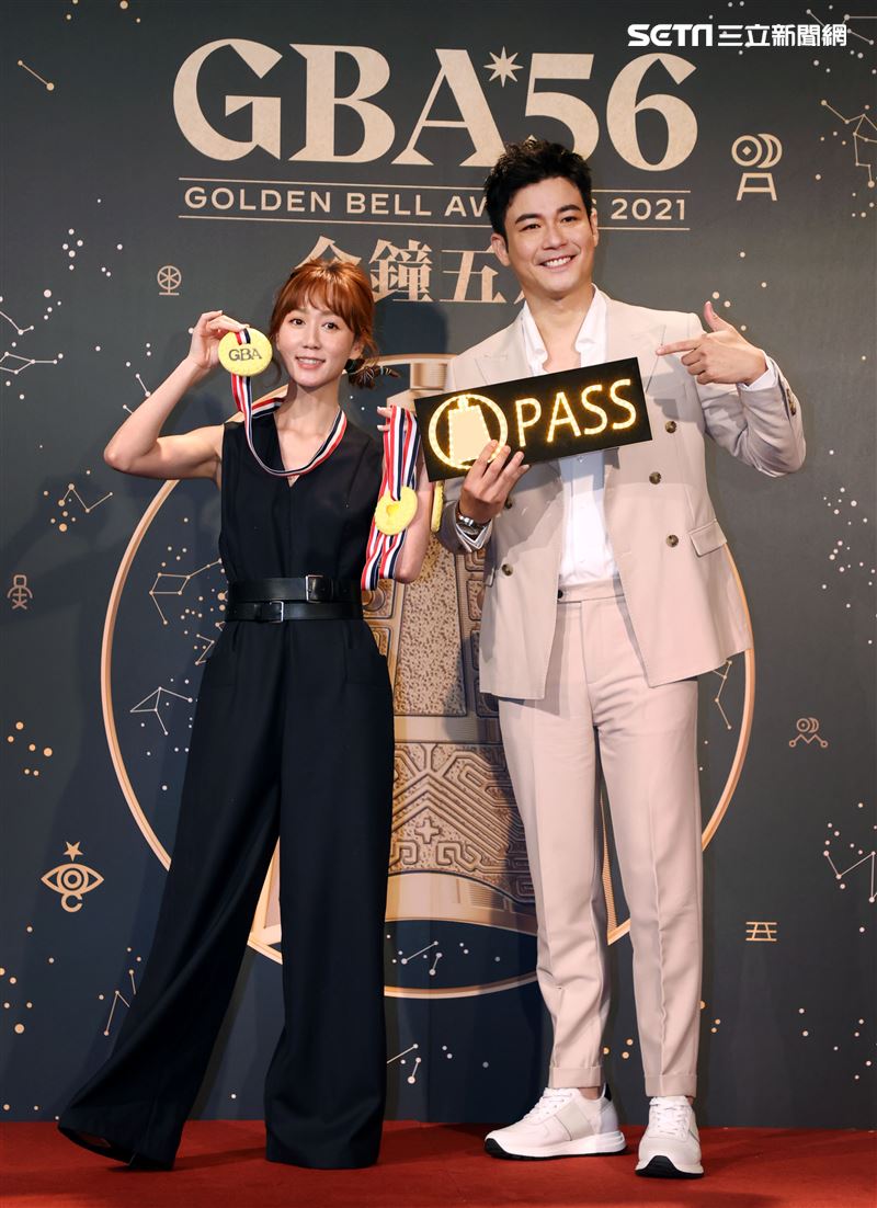 第56屆廣播金鐘獎主持人瑪麗、劉傑中公布記者會。（記者邱榮吉/攝影）