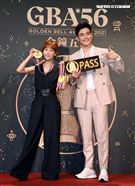 第56屆廣播金鐘獎主持人瑪麗、劉傑中公布記者會。（記者邱榮吉/攝影）