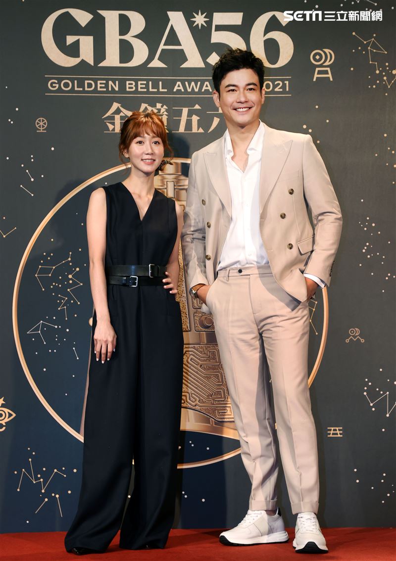 第56屆廣播金鐘獎主持人瑪麗、劉傑中公布記者會。（記者邱榮吉/攝影）