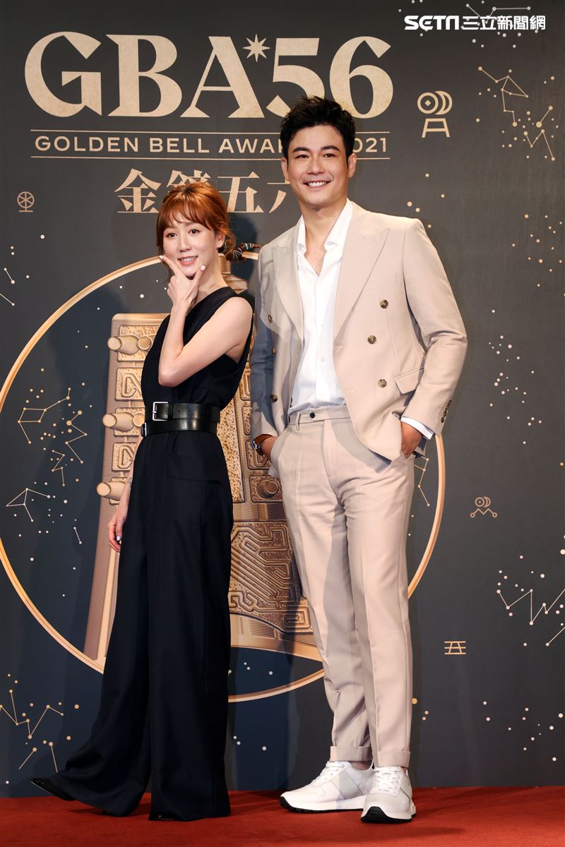 第56屆廣播金鐘獎主持人瑪麗、劉傑中公布記者會。（記者邱榮吉/攝影）