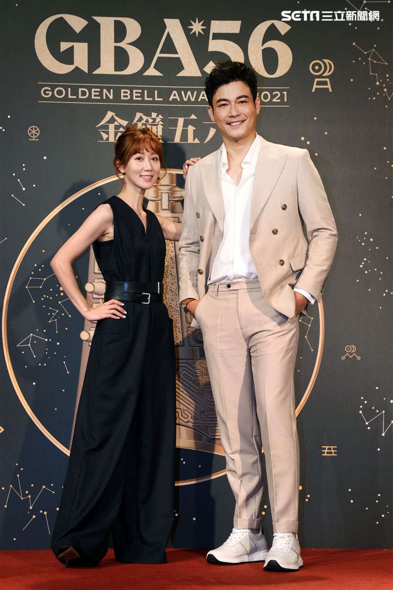 第56屆廣播金鐘獎主持人瑪麗、劉傑中公布記者會。（記者邱榮吉/攝影）