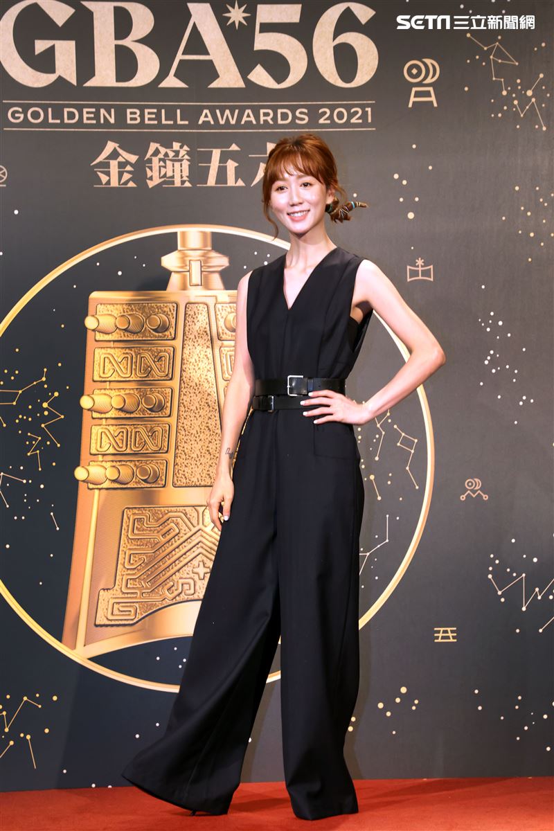 第56屆廣播金鐘獎主持人瑪麗有多次主持經驗。（記者邱榮吉/攝影）