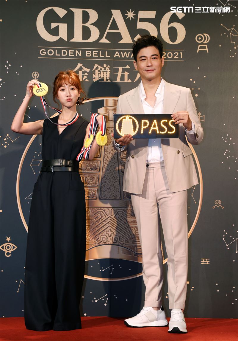 第56屆廣播金鐘獎主持人瑪麗、劉傑中公布記者會。（記者邱榮吉/攝影）