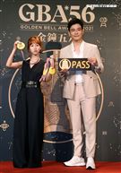 第56屆廣播金鐘獎主持人瑪麗、劉傑中公布記者會。（記者邱榮吉/攝影）