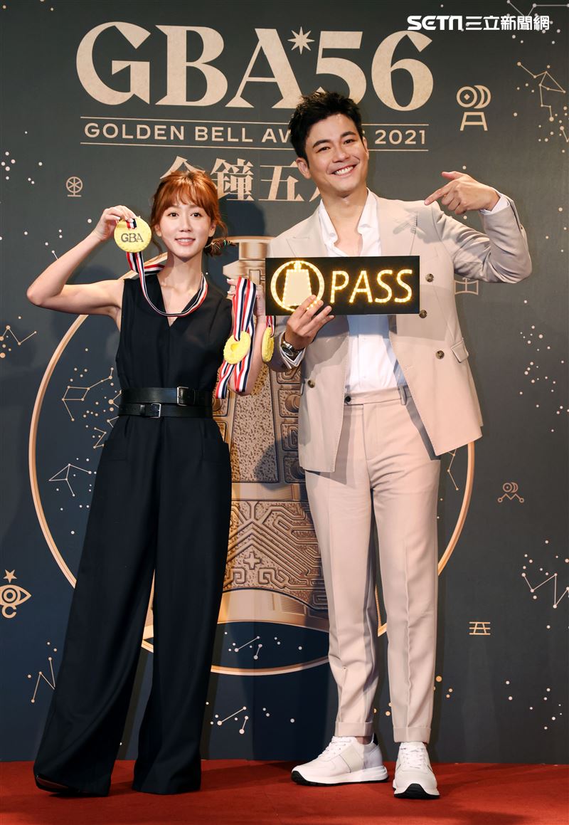 第56屆廣播金鐘獎主持人瑪麗、劉傑中公布記者會。（記者邱榮吉/攝影）