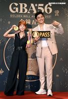 第56屆廣播金鐘獎主持人瑪麗、劉傑中公布記者會。（記者邱榮吉/攝影）