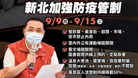 侯友宜表示，時間相當急迫，Delta入侵，和病毒的競賽我們沒有時間浪費，務必團結合作，齊心防止疫情擴散。（圖／翻攝自侯友宜臉書）