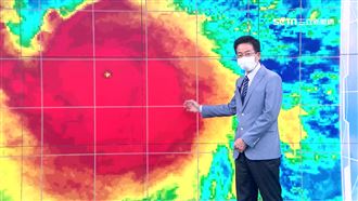 璨樹颱風眼小而清晰　吳德榮：非常強