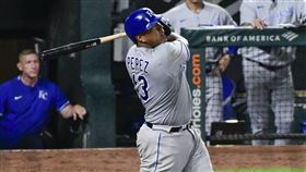 ▲培瑞茲（Salvador Perez）敲出本季第42轟。（圖／路透社／達志影像）