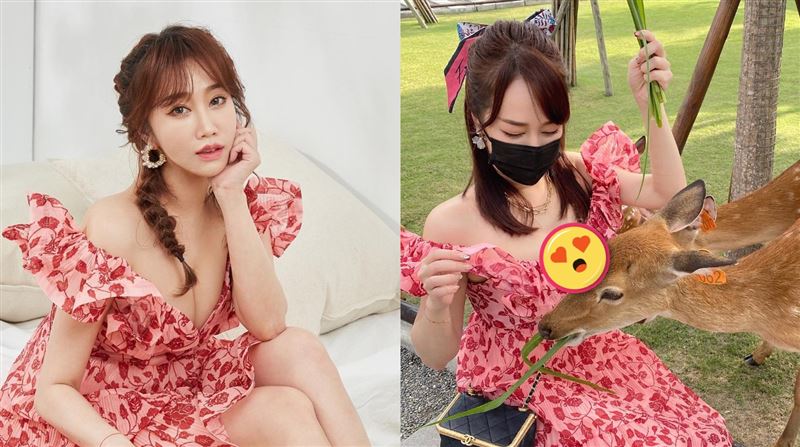 最美空姐讓小鹿亂撞　深溝雪乳網暴動