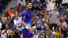 ▲喬科維奇（Novak Djokovic）晉美網男單4強，拚男單年度全滿貫。（圖／美聯社／達志影像）