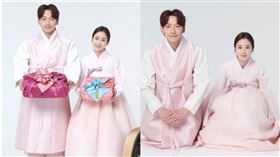 近日按摩椅場商發出兩人中秋節宣傳照，引網熱議。(圖／翻攝自바디프랜드Youtube)