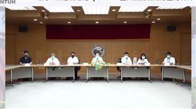 台大醫院今舉行「幼兒園新冠病毒之Q&A」記者會。（圖／記者簡浩正攝影）