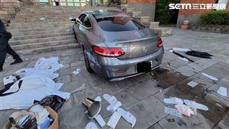 不滿被訓誡　北藝大舍監開車衝撞校園