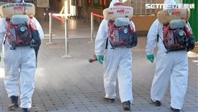 台北市松山區某國中傳出有學生確診緊急消毒。