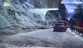 中橫公路,吊車翻覆,母女,花蓮,翻攝畫面