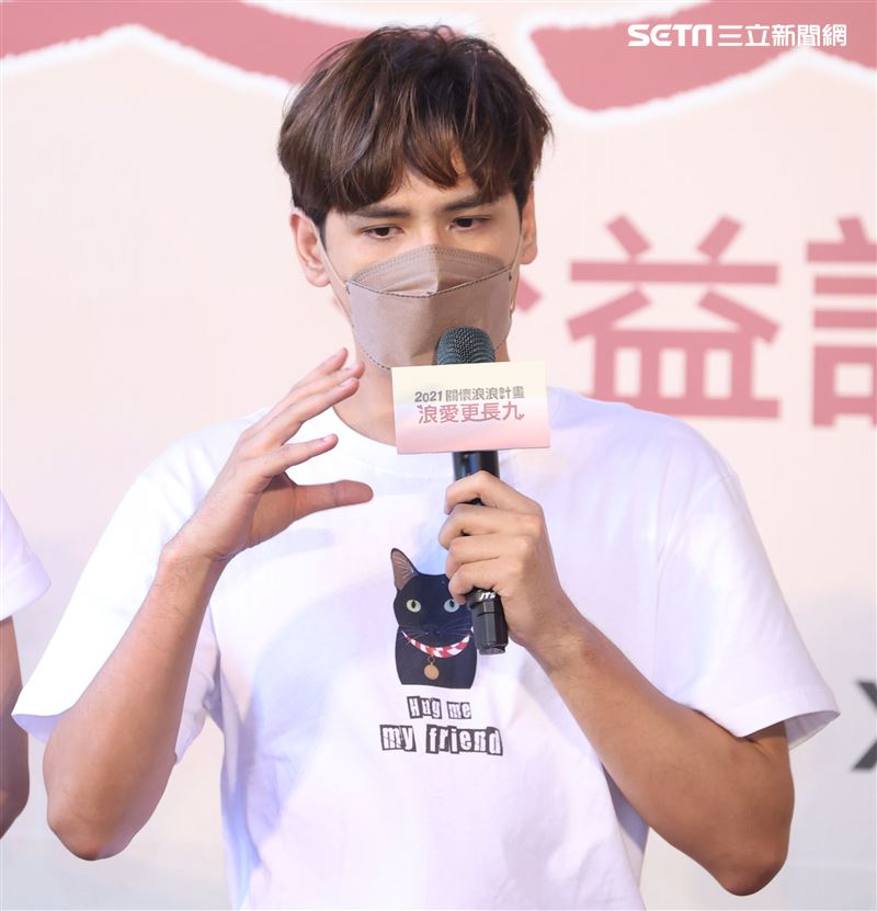 陳零九出席「2021關懷浪浪計畫－浪愛更長九」。（記者邱榮吉/攝影）