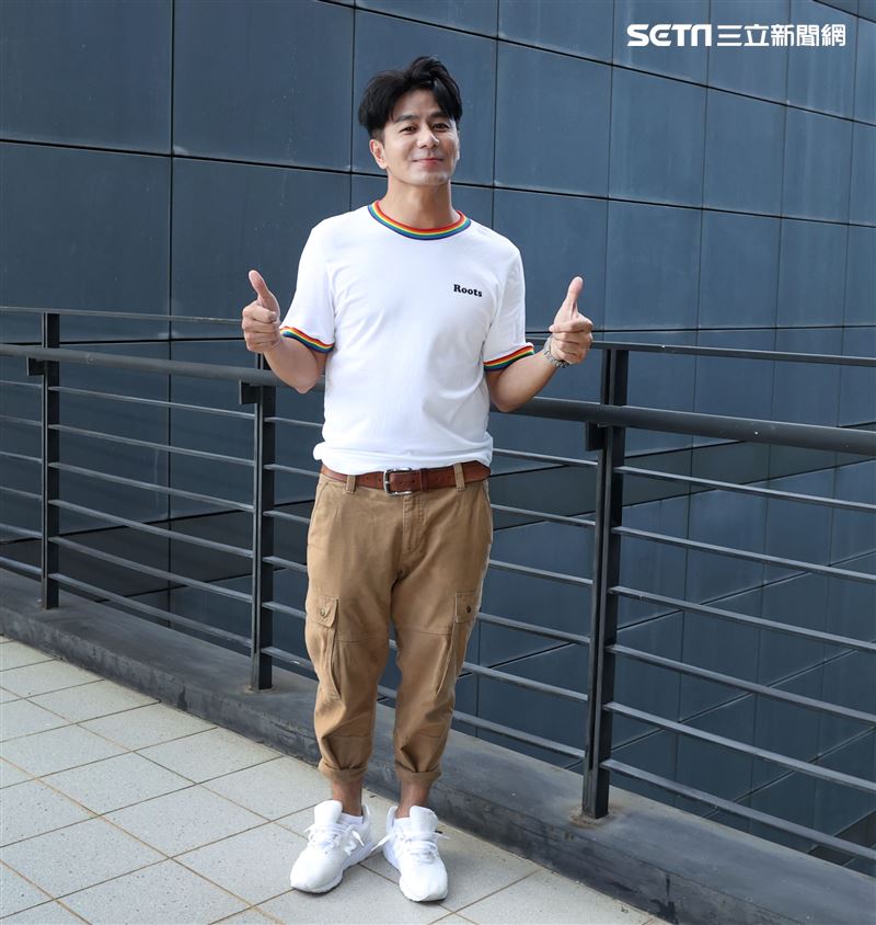 郭彥均金鐘三立新聞網專訪。（記者邱榮吉/攝影）