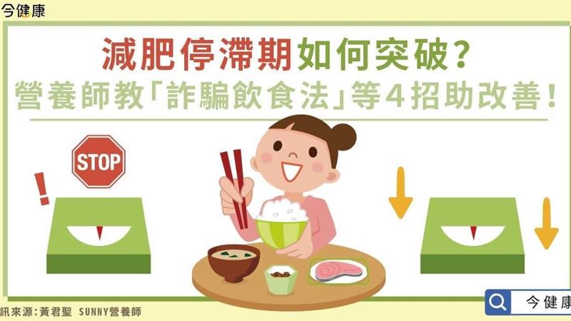 減肥停滯期如何突破？營養師教４招！