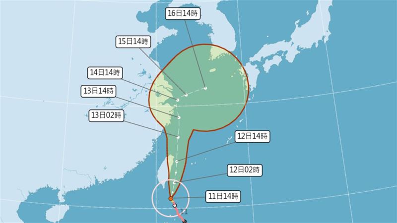 最新風雨預測　明4縣市達放假標準