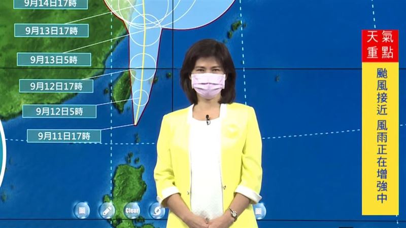 璨樹結構紮實！雨區貫穿神山進逼西部