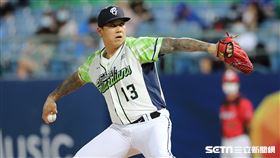 ▲富邦悍將先發投手陳鴻文。（圖／記者劉彥池攝影）