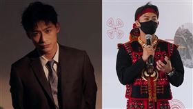 楊勇緯當場化身成為「排灣族男神」。（圖／翻攝自楊勇緯臉書）