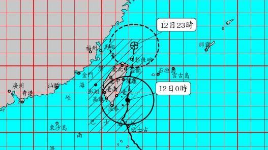 璨樹又開颱風眼！暴風圈進入東南部
