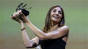 威尼斯導演法國女導演奧黛莉狄旺（Audrey Diwan）（圖／美聯社／達志影像）