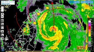 「螺旋雨帶」進宜蘭　璨樹雨彈轟北台