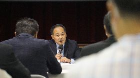 支持台灣加入聯合國  黃敏境致詞