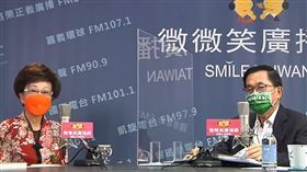 陳水扁，呂秀蓮，翻攝自微微笑廣播網