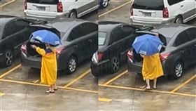 汐止集團／颱風天車主忘關後車廂！汐止里長一舉動暖爆眾人。（圖／翻攝自汐止集團臉書）