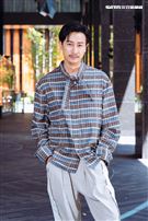 邱凱偉三立新聞網專訪。（圖／記者楊澍攝影）