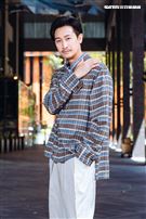 邱凱偉三立新聞網專訪。（圖／記者楊澍攝影）