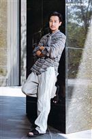 邱凱偉三立新聞網專訪。（圖／記者楊澍攝影）