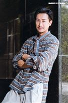 邱凱偉三立新聞網專訪。（圖／記者楊澍攝影）