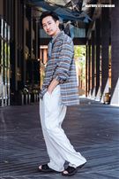 邱凱偉三立新聞網專訪。（圖／記者楊澍攝影）