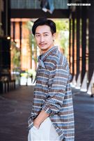 邱凱偉三立新聞網專訪。（圖／記者楊澍攝影）