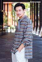 邱凱偉三立新聞網專訪。（圖／記者楊澍攝影）